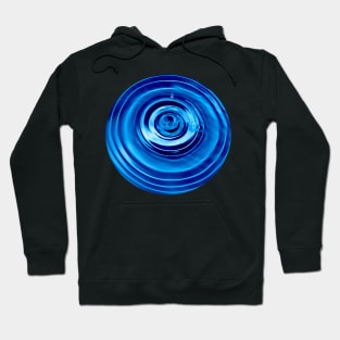 Blue water ripples Hoodie